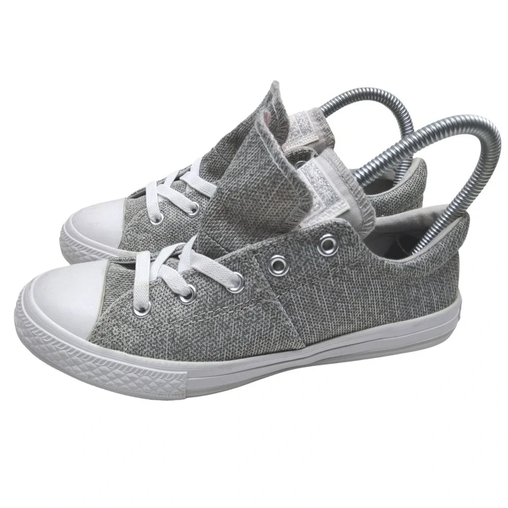 Converse Chuck Taylor All Star Maddie Ox Junior 3 Mouse Grey Storm Pink‎ 662122F